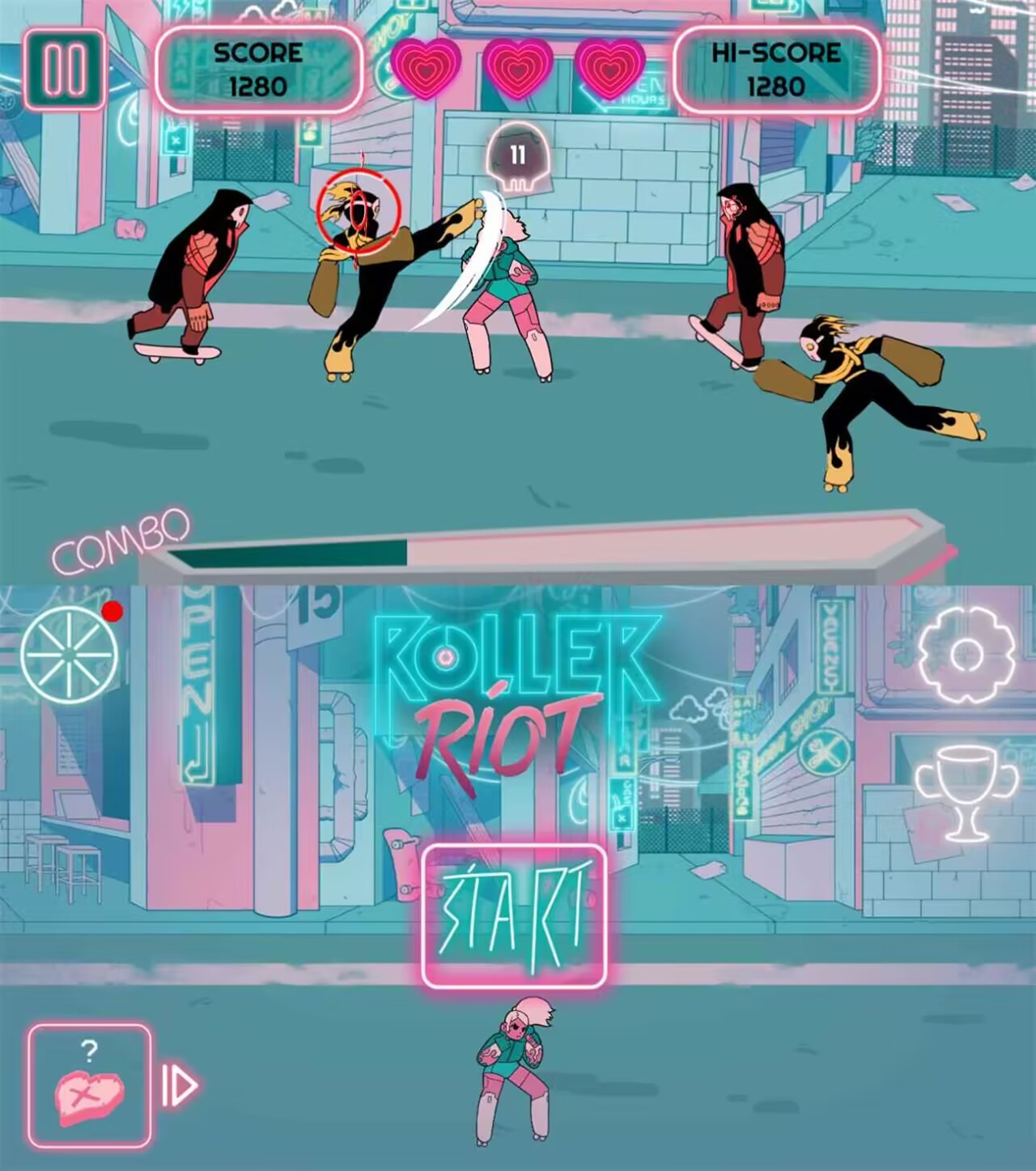 图片[1]-【安卓游戏】滚轴暴动是一款横版格斗游戏-危笑云资源网