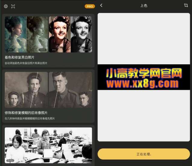 老照片修复Colorizer APP V3.0.2 安卓高级版-危笑云资源网
